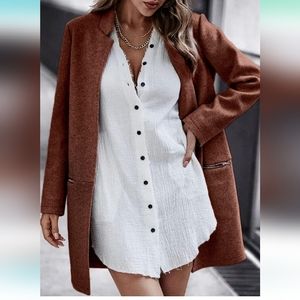 Copper Tone Coat/Cardigan